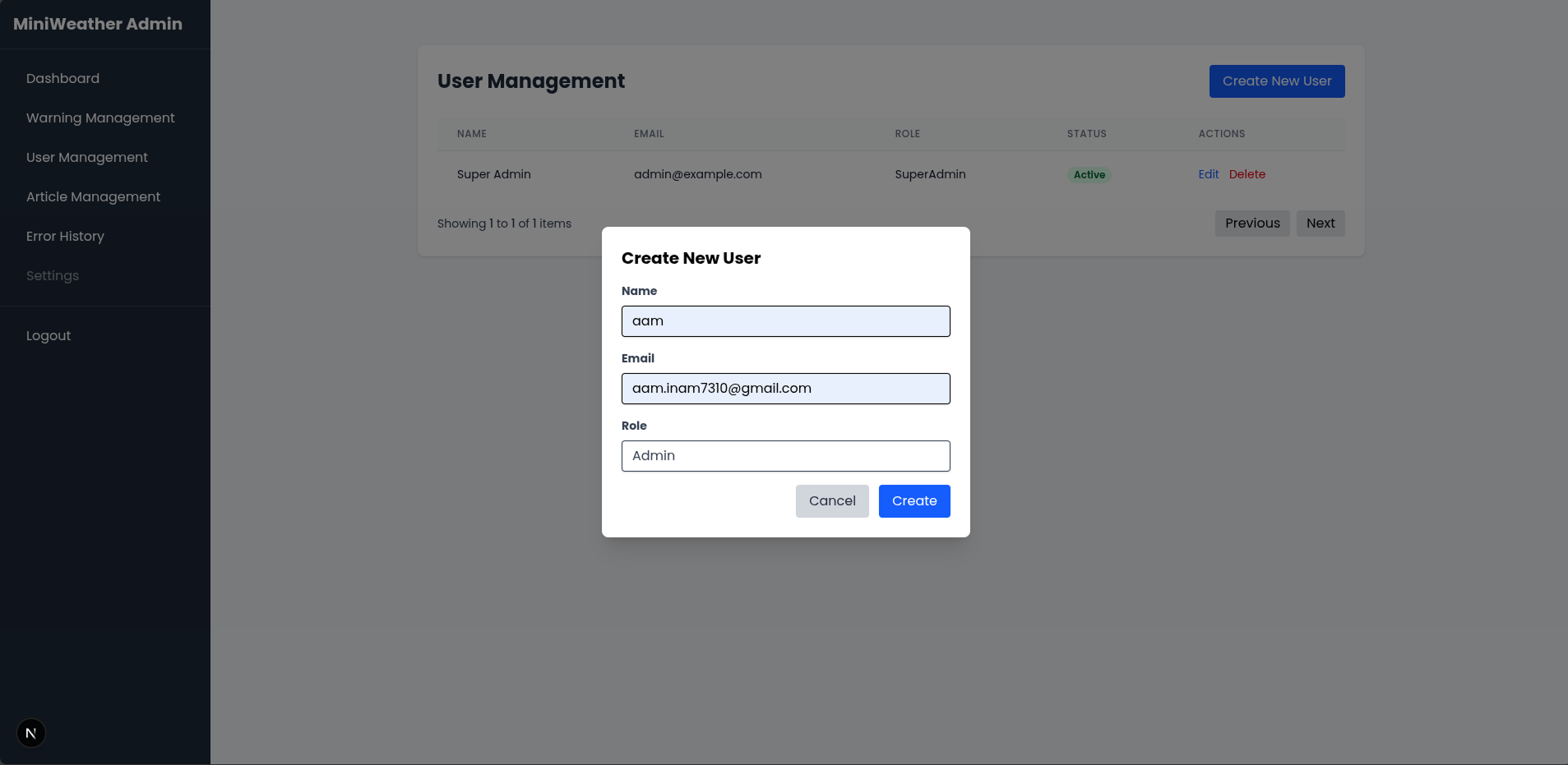 Contoh Form Input Admin